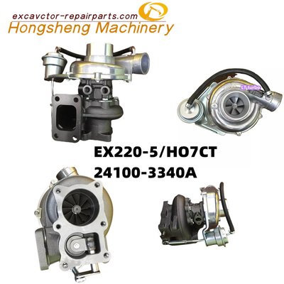 Isuzu H07CT EX220-5の掘削機のターボチャージャーH07CT H07C-TDエンジン24100-3340A