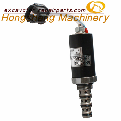 G24D12A Kobelcoの掘削機の電磁弁SK200-6Eの試験電磁弁