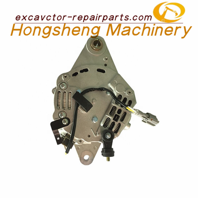 日立掘削機の発電機4HK1 ZAX230 250-3 24V 50A 8PK 0-35000-4558